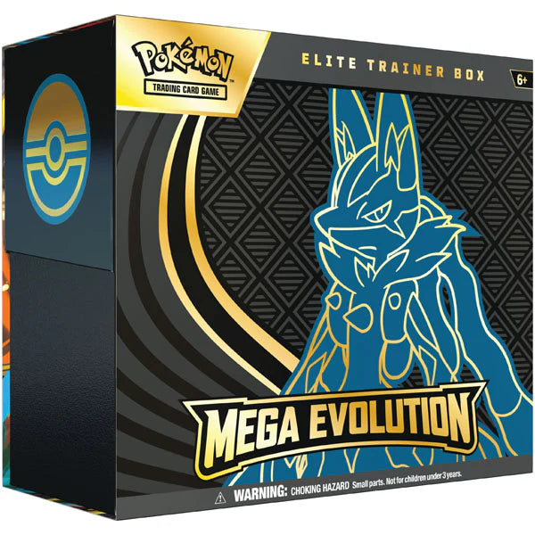 Pokémon TCG: Mega Evolution Base (Lucario) - Elite Trainer Box