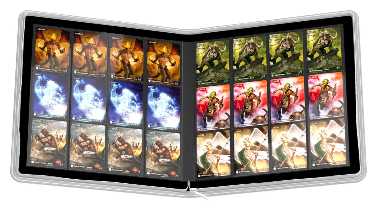 Ultimate Guard – Zipfolio 480 – 24-Pocket XenoSkin Quadrow – Hvid