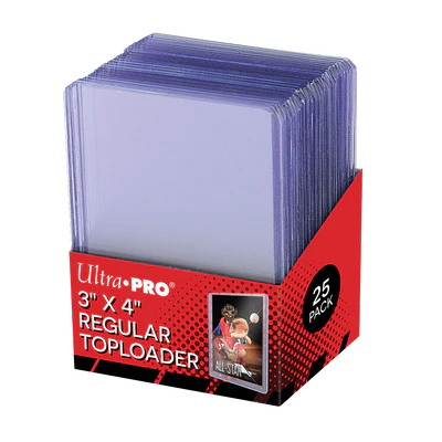 Ultra Pro: Clear Regular Toploader (25 stk.)