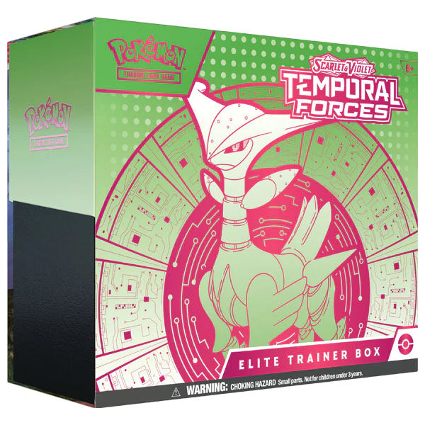 Pokémon TCG: Scarlet & Violet - Temporal Forces - Elite Trainer Box (Iron Leaves)